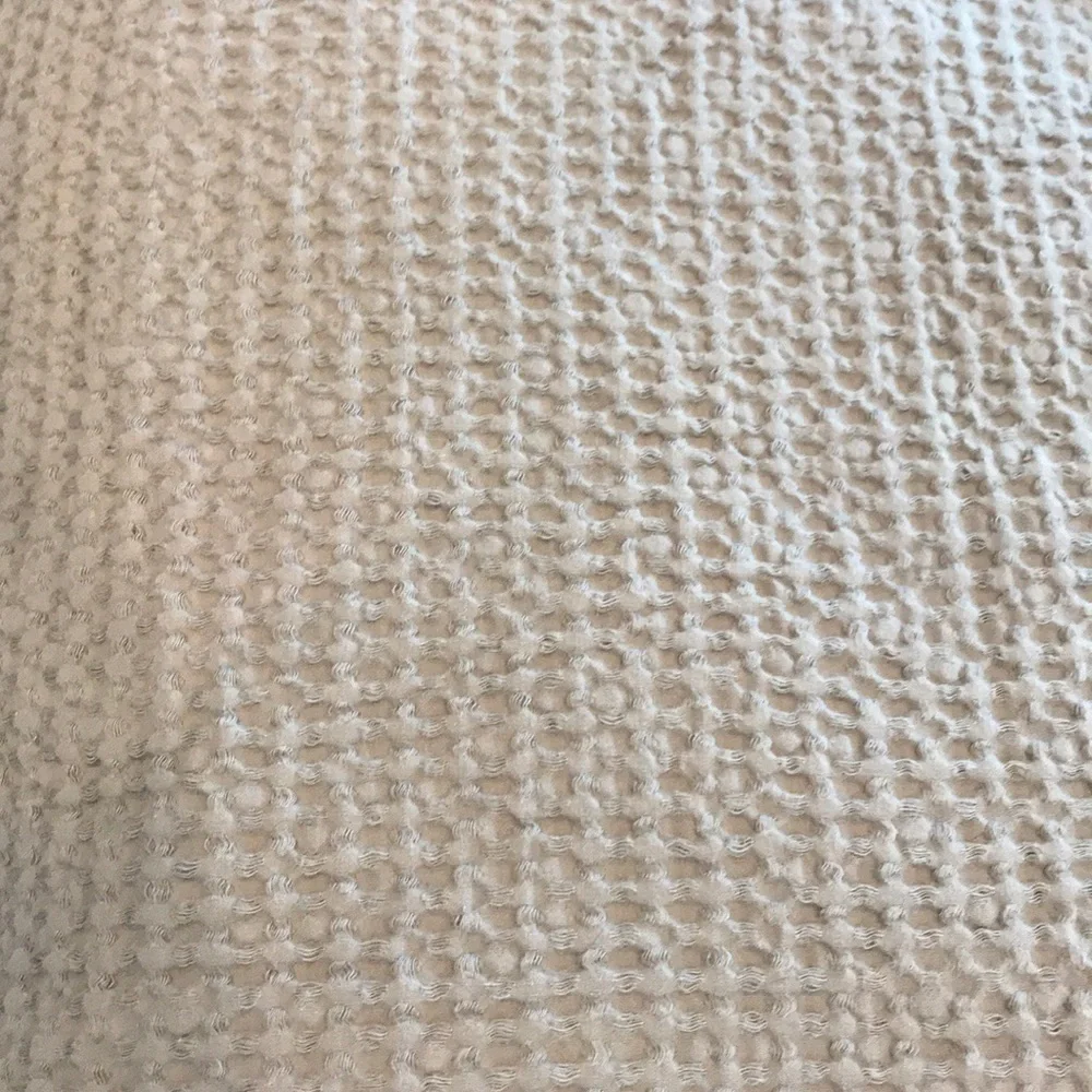 VERA WANG NIP Waffle Piqué Duvet Cover & Sham Set